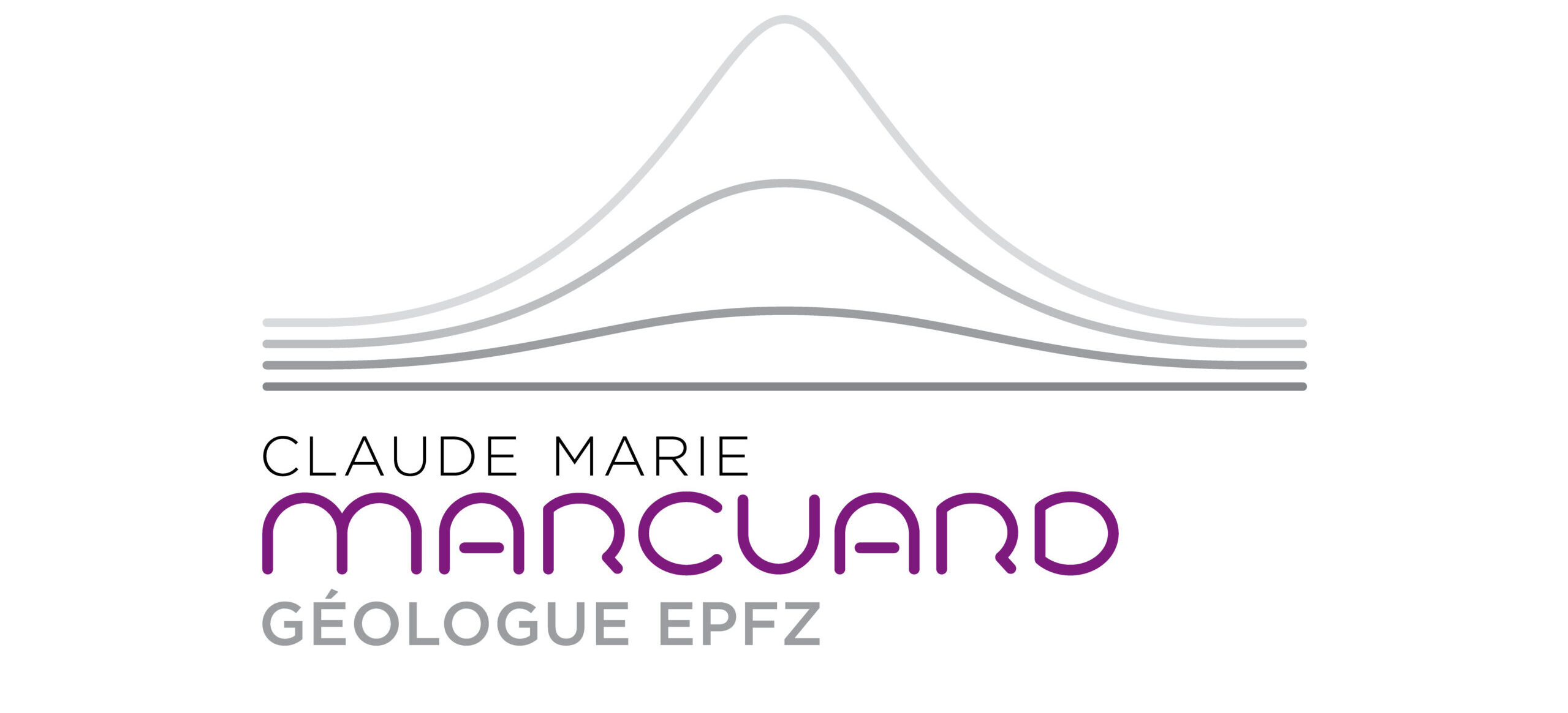 Logo Claude-Marie Marcuard, Géologue EPFZ